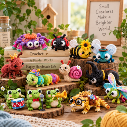 Cutie Crowlies Crochet Pattern Collection (Digital Download)