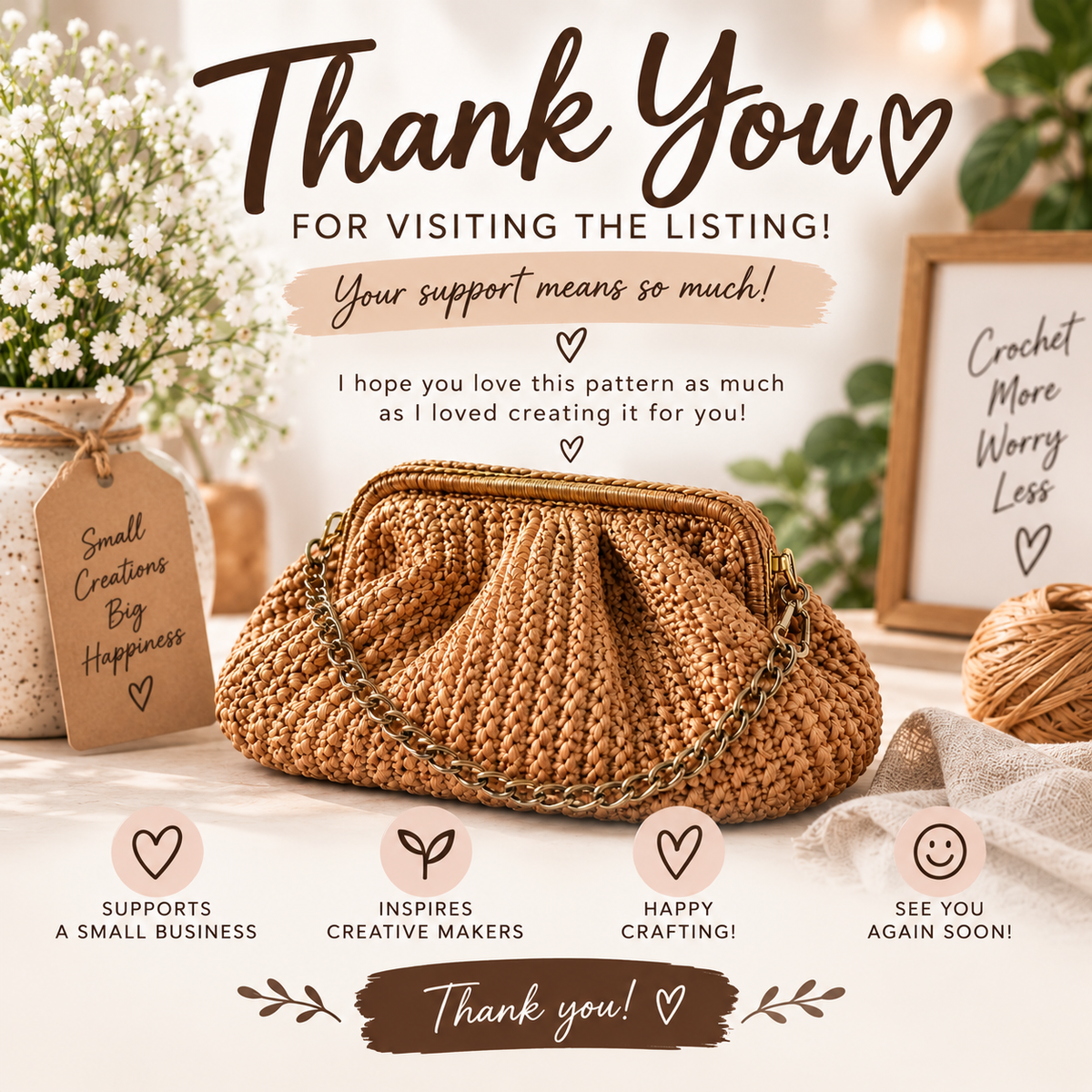 Clutch The Best Crochet Pattern (Digital Download)