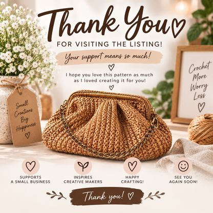 Clutch The Best Crochet Pattern (Digital Download)