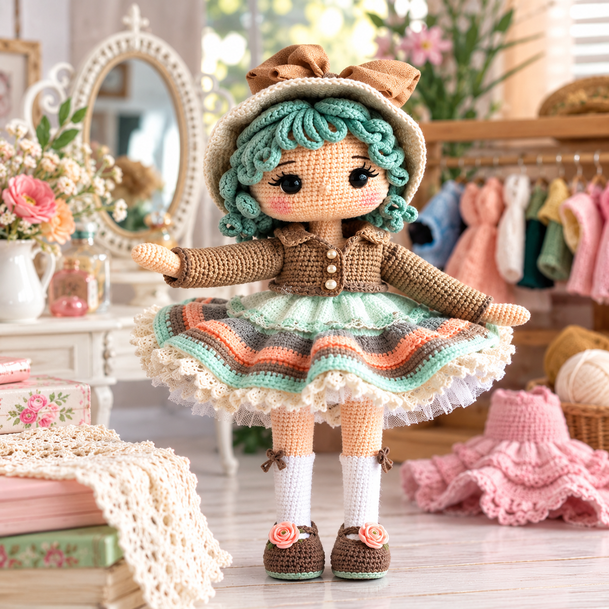 Doll Aybüke Amigurumi Crochet Pattern (Digital Download)