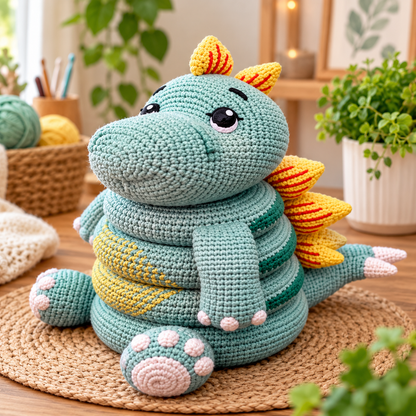 Stegosaurus Crochet Pattern (Digital Download)