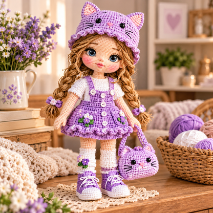 Mimosa Doll Crochet Pattern (Digital Download)