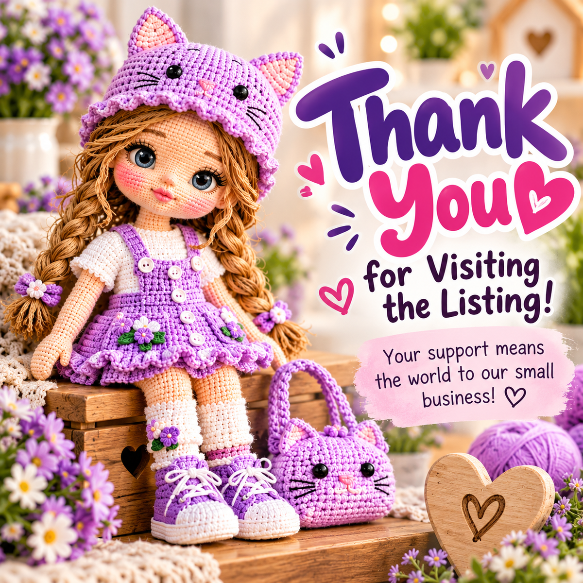 Mimosa Doll Crochet Pattern (Digital Download)
