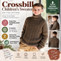 Crossbill Children’s Sweater Knitting Pattern | 9 Sizes | (Digital Download)